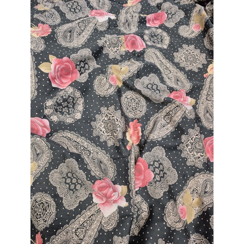 Discontinued Ungaro Paris King Sheet Set Egyptian Cotton 260 Floral Luxury